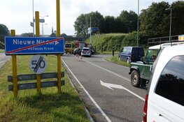 Twee auto&#39;s botsen in Nieuwe Niedorp