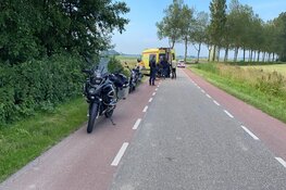 Motorrijder ten val in Wieringerwerf