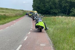 Motorrijder ten val in Wieringerwerf