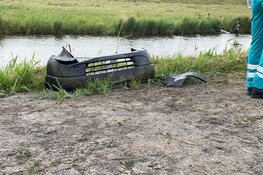 Hulpdiensten vinden bumper in het water bij Anna Paulowna