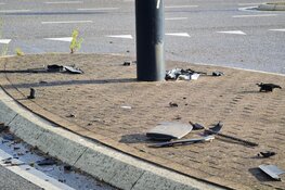 Veel schade bij ongeval door voorrangsfout in Kolhorn