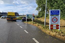 Veel schade bij ongeval door voorrangsfout in Kolhorn
