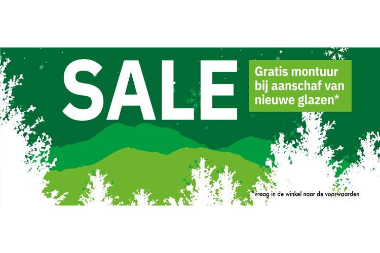 Sale bij Nick Gras Optiek