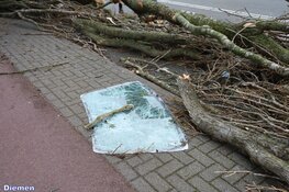Fotoalbum: Noord-Holland in de greep van storm Eunice