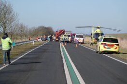 Zwaar ongeval op N99 bij Breezand