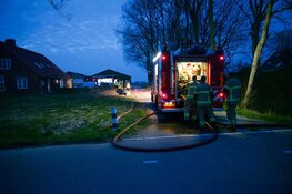 Ontkoppelde vaatwasser zorgt voor brand in loods in Slootdorp