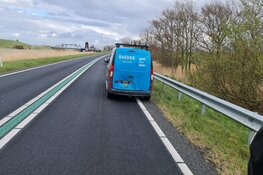 Kopstaart-botsing op N99 nabij Van Ewijcksluis