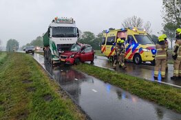Flinke aanrijding in Slootdorp