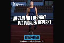 Opvallende campagne voor Fonds Gehandicaptensport van start