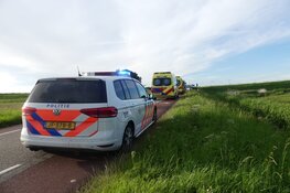Drie gewonden bij frontale botsing in Barsingerhorn