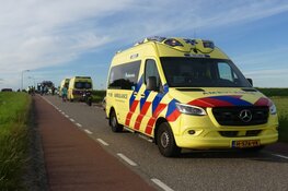 Drie gewonden bij frontale botsing in Barsingerhorn