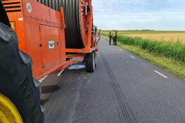 Motorrijder tegen tractor gereden in Anna Paulowna