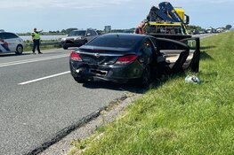 Automobilist gewond bij kopstaartbotsing op dijk bij Westerland