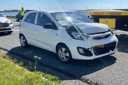 Automobilist gewond bij kopstaartbotsing op dijk bij Westerland