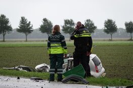 Ravage in Middenmeer, vrachtwagen in botsing met auto