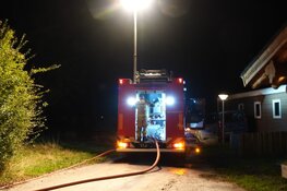 Chalet op De Wierde in Den Oever door brand verwoest