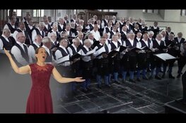 Concert Lemster Mannenkoor met soliste Jenneke Oomen in Middenmeer