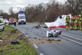 N9 afgesloten na frontale botsing