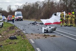 N9 afgesloten na frontale botsing