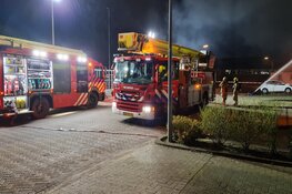 Grote brand in Anna Paulowna; loods in brand