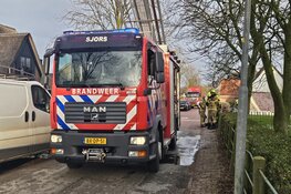 Melding van woningbrand in Barsingerhorn