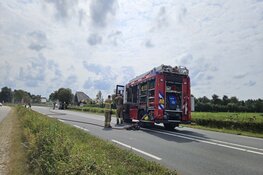 Auto in brand op N241 bij Zijdewind