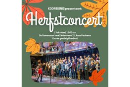 KoorBisNis presenteert sfeervol Herfstconcert in Anna Paulowna