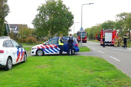 Bestelbus bijna in brand tijdens het rijden