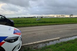 Eenzijdig ongeval op Nieuwesluizerweg in Slootdorp
