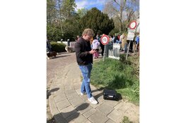 Bloemendagen vanuit de lucht gezien