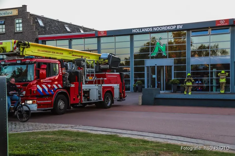 Brand bij Hollands Noordkop in Breezand