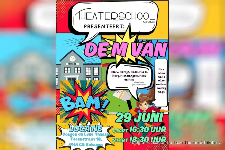 Leerlingen Theaterschool Schagen met Roald Dahls ’Matilda’ in Scagon De Luxe