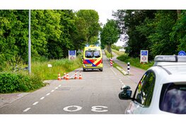 Motorrijder ernstig gewond na val
