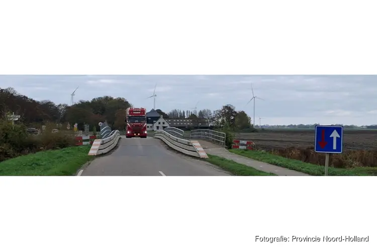 Provincie Noord-Holland start vervanging bruggen Medemblikkerweg