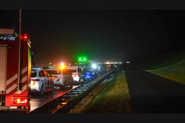 Meerdere gewonden na flink ongeval op Afsluitdijk