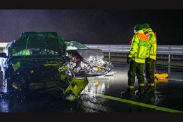 Meerdere gewonden na flink ongeval op Afsluitdijk