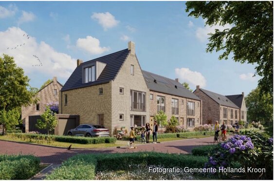 Start bouw 24 woningen Meester Burgerstraat in Slootdorp