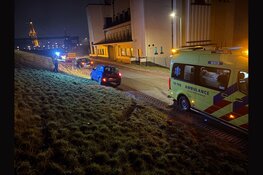 Eenzijdig verkeersongeval op de Zuiderdijkweg in Wieringerwerf