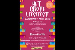 Op 11 april is het zover! Het Grote Leesfeest voor kinderen van 3 tot en met 13 jaar