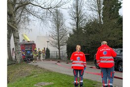 Veel rookontwikkeling bij brand in restaurant in Anna Pauwlona