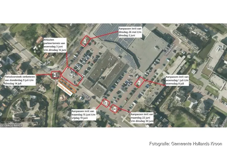 Start werkzaamheden voor betere verkeersveiligheid rond Winkelhart Niedorp