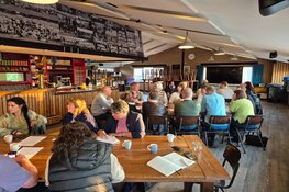 Gemeenteraad te gast bij CV Wieringermeer in Slootdorp