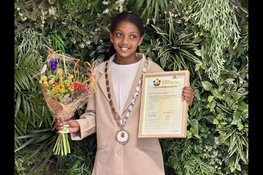 Delina is de nieuwe kinderburgemeester van Hollands Kroon