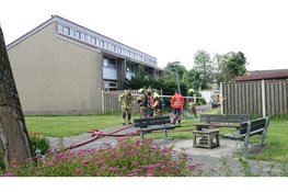 Grote opschaling wegens brand in woning Anna Paulowna