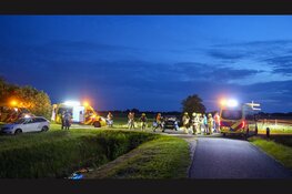 Ernstig ongeval op kruising Hippolytushoef, traumahelikopter ter plaatse