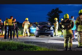 Ernstig ongeval op kruising Hippolytushoef, traumahelikopter ter plaatse