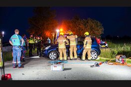 Ernstig ongeval op kruising Hippolytushoef, traumahelikopter ter plaatse