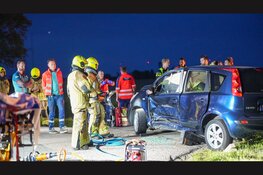 Ernstig ongeval op kruising Hippolytushoef, traumahelikopter ter plaatse