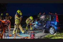 Ernstig ongeval op kruising Hippolytushoef, traumahelikopter ter plaatse