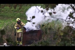 Buitenbrand veroorzaakt fikse rookwolken in Breezand